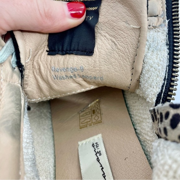 Vintage Havana revenge 8 Black Gold‎ leopard high top fashion sneakers GGDB - Picture 10 of 10